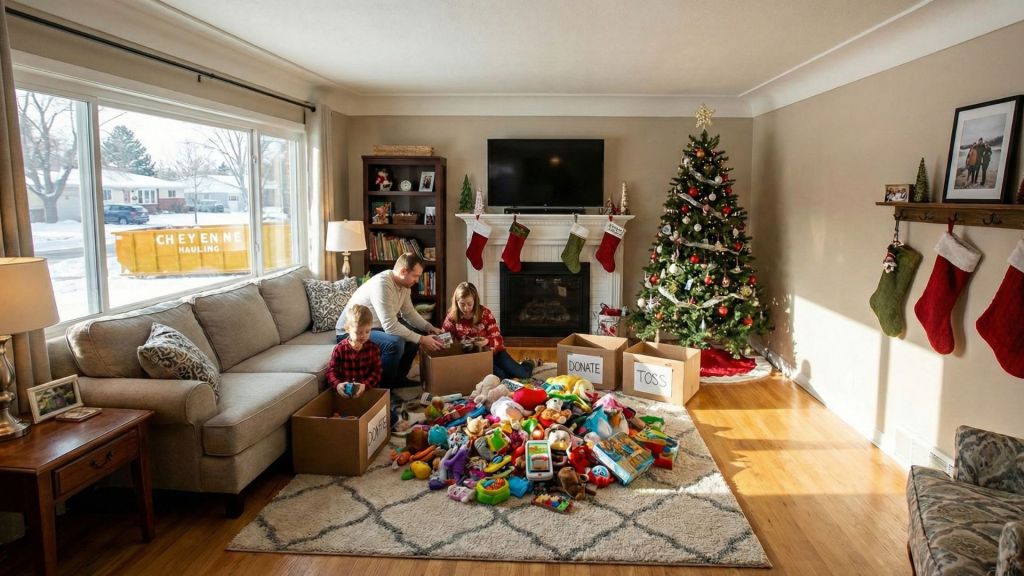 junk removal for extra christmas toys www.cheyennehauling.com