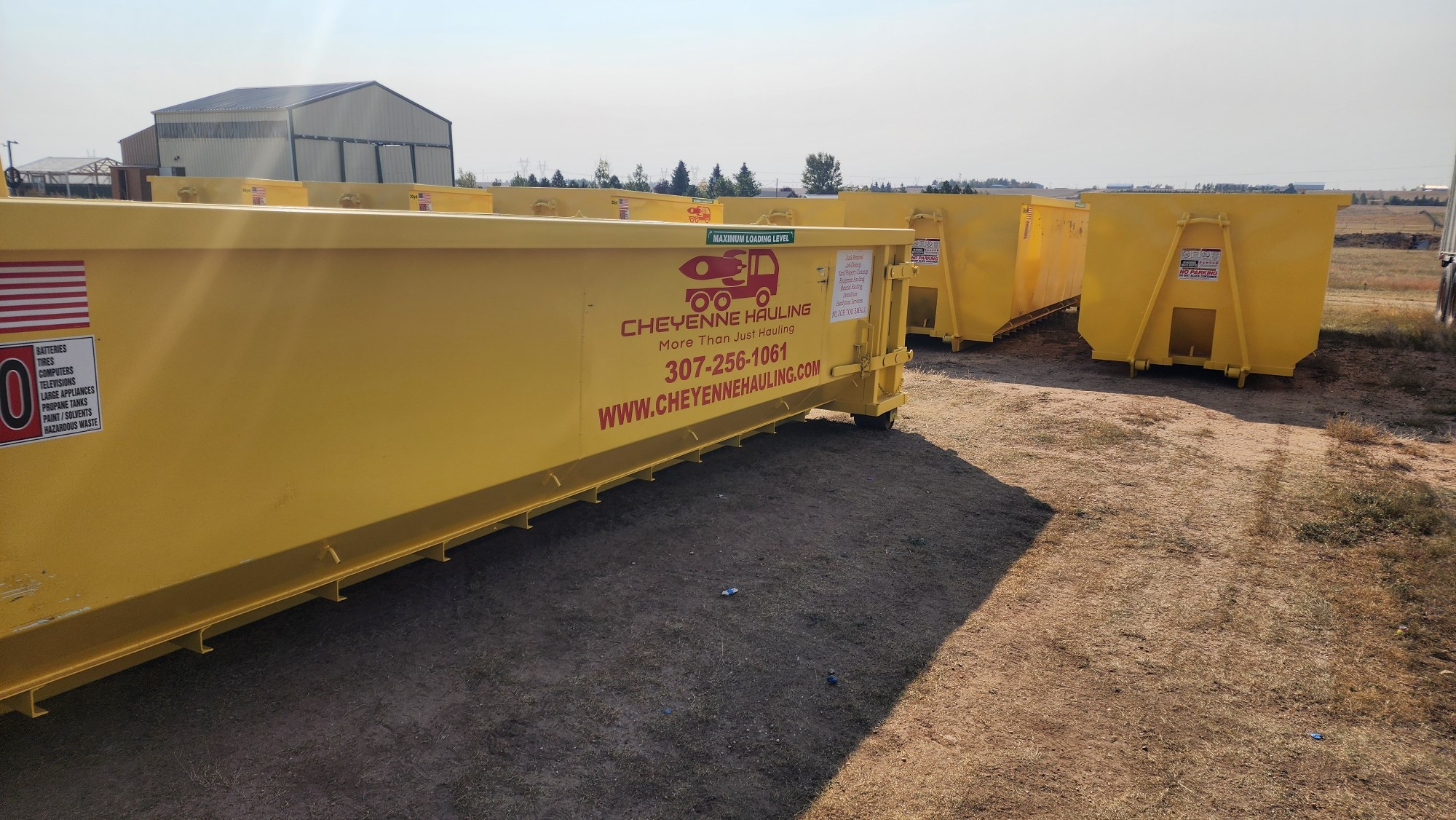 new construction dumpster rentals in Cheyenne www.cheyennehauling.com